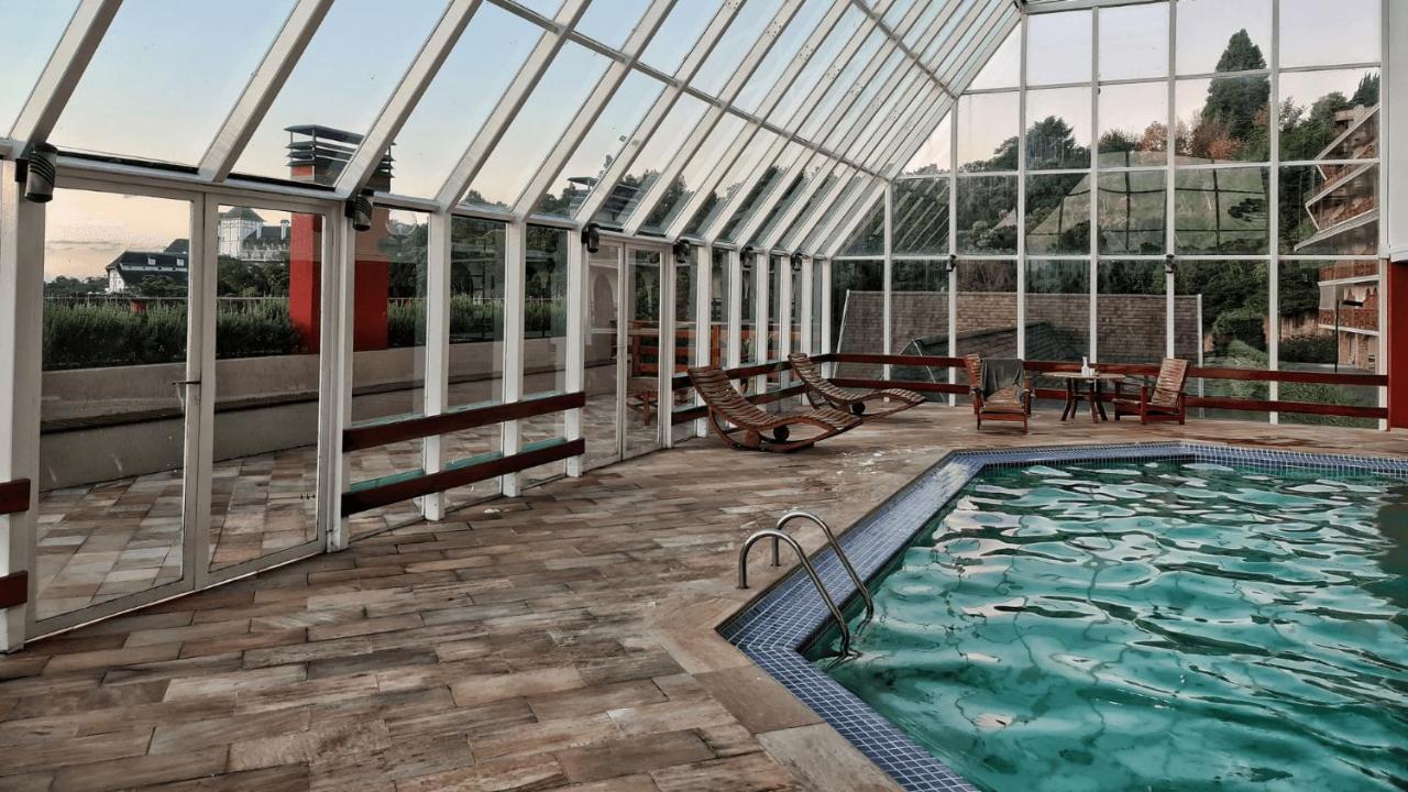 Duplex Luxo Com Piscina Aquecida, Lareira E Wifi Apartment Campos do Jordao Luaran gambar